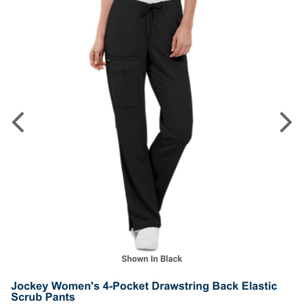 Jockey 4 Pocket Drawstring Scrub Pants for Women